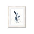 Picture of Blue Leaves III _GroupedProduct_Rectangle_Portrait_Framed_Matted_