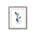 Picture of Blue Leaves III _GroupedProduct_Rectangle_Portrait_Framed_Matted_