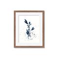 Picture of Blue Leaves III _GroupedProduct_Rectangle_Portrait_Framed_Matted_