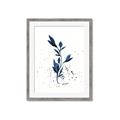 Picture of Blue Leaves III _GroupedProduct_Rectangle_Portrait_Framed_Matted_
