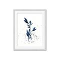 Picture of Blue Leaves III _GroupedProduct_Rectangle_Portrait_Framed_Matted_