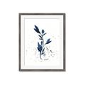 Picture of Blue Leaves III _GroupedProduct_Rectangle_Portrait_Framed_Matted_