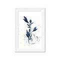 Picture of Blue Leaves III _GroupedProduct_Rectangle_Portrait_Framed_Matted_