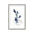Picture of Blue Leaves III _GroupedProduct_Rectangle_Portrait_Framed_Matted_