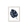 Picture of Blue Tropical Leaf I _GroupedProduct_Rectangle_Portrait_Framed_Matted_