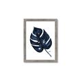 Picture of Blue Tropical Leaf I _GroupedProduct_Rectangle_Portrait_Framed_Matted_