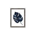 Picture of Blue Tropical Leaf I _GroupedProduct_Rectangle_Portrait_Framed_Matted_