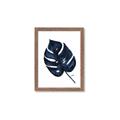 Picture of Blue Tropical Leaf I _GroupedProduct_Rectangle_Portrait_Framed_Matted_