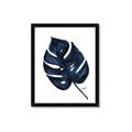 Picture of Blue Tropical Leaf I _GroupedProduct_Rectangle_Portrait_Framed_Matted_