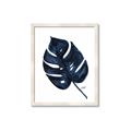 Picture of Blue Tropical Leaf I _GroupedProduct_Rectangle_Portrait_Framed_Matted_