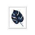 Picture of Blue Tropical Leaf I _GroupedProduct_Rectangle_Portrait_Framed_Matted_