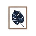 Picture of Blue Tropical Leaf I _GroupedProduct_Rectangle_Portrait_Framed_Matted_