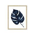 Picture of Blue Tropical Leaf I _GroupedProduct_Rectangle_Portrait_Framed_Matted_