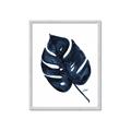 Picture of Blue Tropical Leaf I _GroupedProduct_Rectangle_Portrait_Framed_Matted_
