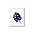 Picture of Blue Tropical Leaf I _GroupedProduct_Rectangle_Portrait_Framed_Matted_