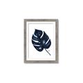 Picture of Blue Tropical Leaf I _GroupedProduct_Rectangle_Portrait_Framed_Matted_