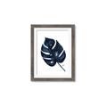 Picture of Blue Tropical Leaf I _GroupedProduct_Rectangle_Portrait_Framed_Matted_