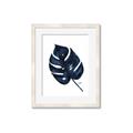 Picture of Blue Tropical Leaf I _GroupedProduct_Rectangle_Portrait_Framed_Matted_