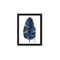 Picture of Blue Tropical Leaf II _GroupedProduct_Rectangle_Portrait_Framed_Matted_