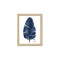 Picture of Blue Tropical Leaf II _GroupedProduct_Rectangle_Portrait_Framed_Matted_
