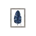 Picture of Blue Tropical Leaf II _GroupedProduct_Rectangle_Portrait_Framed_Matted_