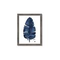 Picture of Blue Tropical Leaf II _GroupedProduct_Rectangle_Portrait_Framed_Matted_