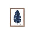 Picture of Blue Tropical Leaf II _GroupedProduct_Rectangle_Portrait_Framed_Matted_
