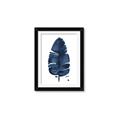 Picture of Blue Tropical Leaf II _GroupedProduct_Rectangle_Portrait_Framed_Matted_