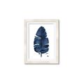 Picture of Blue Tropical Leaf II _GroupedProduct_Rectangle_Portrait_Framed_Matted_