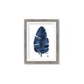 Picture of Blue Tropical Leaf II _GroupedProduct_Rectangle_Portrait_Framed_Matted_