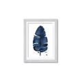 Picture of Blue Tropical Leaf II _GroupedProduct_Rectangle_Portrait_Framed_Matted_