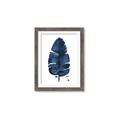 Picture of Blue Tropical Leaf II _GroupedProduct_Rectangle_Portrait_Framed_Matted_