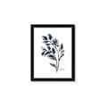 Picture of Blue Leaves IV _GroupedProduct_Rectangle_Portrait_Framed_Matted_