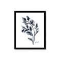 Picture of Blue Leaves IV _GroupedProduct_Rectangle_Portrait_Framed_Matted_