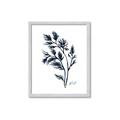 Picture of Blue Leaves IV _GroupedProduct_Rectangle_Portrait_Framed_Matted_