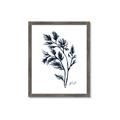 Picture of Blue Leaves IV _GroupedProduct_Rectangle_Portrait_Framed_Matted_