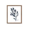 Picture of Blue Leaves IV _GroupedProduct_Rectangle_Portrait_Framed_Matted_