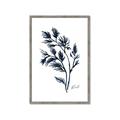 Picture of Blue Leaves IV _GroupedProduct_Rectangle_Portrait_Framed_Matted_