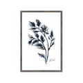 Picture of Blue Leaves IV _GroupedProduct_Rectangle_Portrait_Framed_Matted_