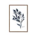 Picture of Blue Leaves IV _GroupedProduct_Rectangle_Portrait_Framed_Matted_