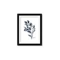 Picture of Blue Leaves IV _GroupedProduct_Rectangle_Portrait_Framed_Matted_