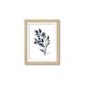Picture of Blue Leaves IV _GroupedProduct_Rectangle_Portrait_Framed_Matted_