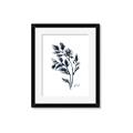 Picture of Blue Leaves IV _GroupedProduct_Rectangle_Portrait_Framed_Matted_