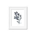 Picture of Blue Leaves IV _GroupedProduct_Rectangle_Portrait_Framed_Matted_