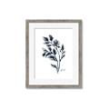 Picture of Blue Leaves IV _GroupedProduct_Rectangle_Portrait_Framed_Matted_