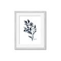 Picture of Blue Leaves IV _GroupedProduct_Rectangle_Portrait_Framed_Matted_