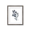 Picture of Blue Leaves IV _GroupedProduct_Rectangle_Portrait_Framed_Matted_