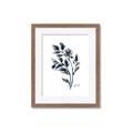 Picture of Blue Leaves IV _GroupedProduct_Rectangle_Portrait_Framed_Matted_