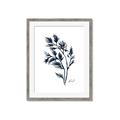 Picture of Blue Leaves IV _GroupedProduct_Rectangle_Portrait_Framed_Matted_