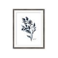 Picture of Blue Leaves IV _GroupedProduct_Rectangle_Portrait_Framed_Matted_